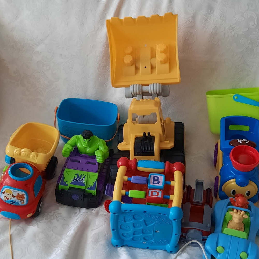 Colorful Toy Vehicle and Activity Set